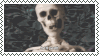 Skeleton With Glasses Stamp